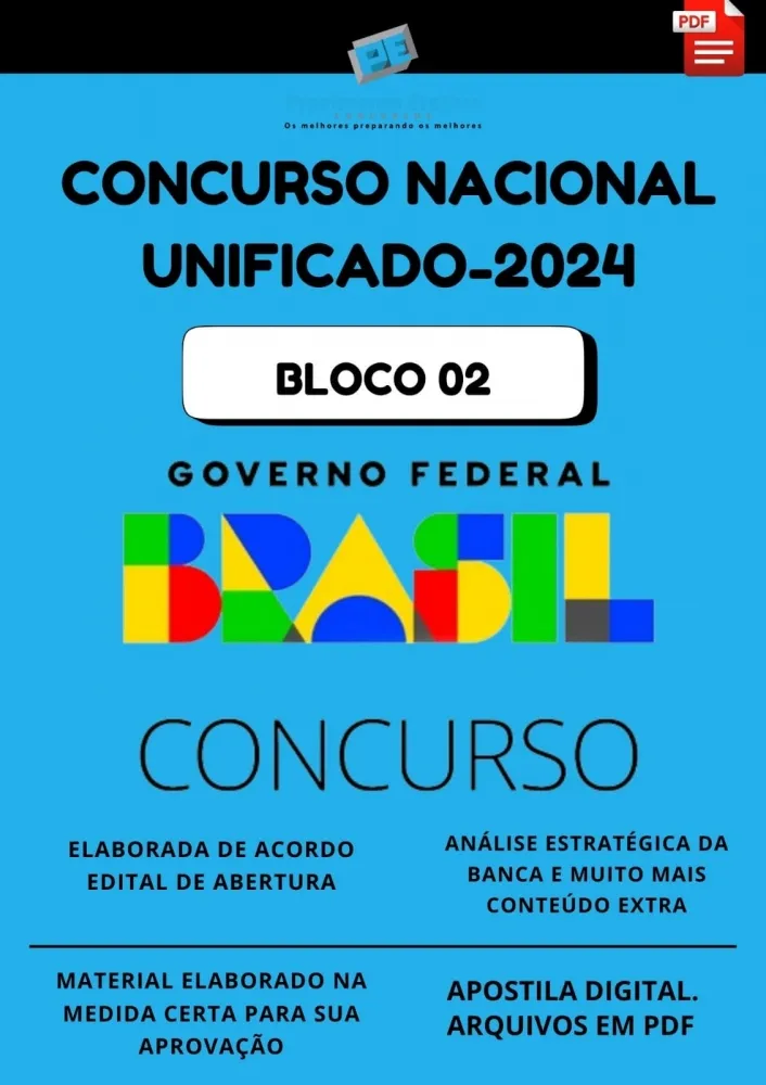 Apostila CONCURSO NACIONAL UNIFICADO Bloco 2 Ano 2024