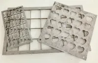 Cortador Para Marzipan e Doces Delicados em Formato de Corações, para 25 Doces de 3,5x5,5x1 cm - KIT com 6 Peças - Modelo CBCO3555/25 - Foto 10