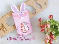 G1.532 Gabarito de Moldes  em MDF  Saquinho Coelho Kit Kat - Foto 2