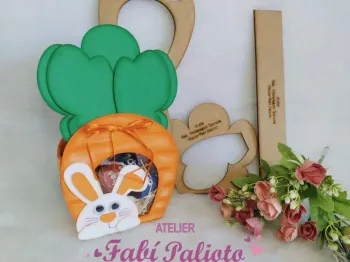 KIT05  Gabarito de Moldes em MDF  Coleção Embalagens de Páscoa 2024 - Foto 2