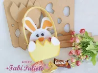 KIT05  Gabarito de Moldes em MDF  Coleção Embalagens de Páscoa 2024 - Foto 8