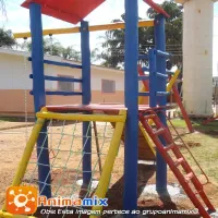 Casa Tarzan em madeira de eucalipto Colorido - Foto 2