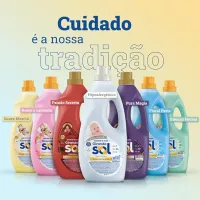 Girando Sol Amaciante Tradicional Frescor Herbal 2L - Foto 3