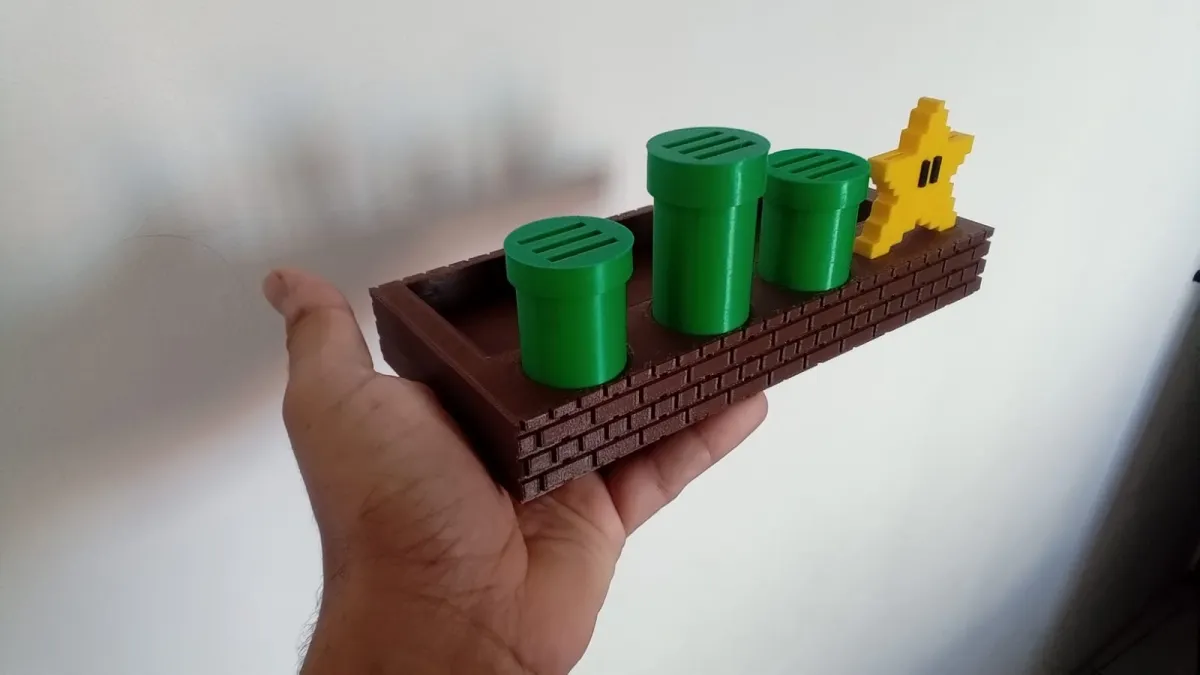 SUPORTE NINTENDO SWITCH DOCK / DOCK OLED MARIO BROS NINTENDO SWITCH DOCK MARIO BROS PEZINHO DE BORRACHA