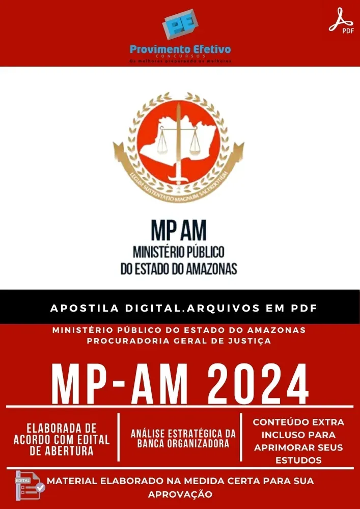 Apostila MP AM Analista Banco de Dados Ano 2024