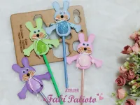 G1.534 Gabarito de Moldes  em MDF Ponteira Coelho Amoroso - Foto 2