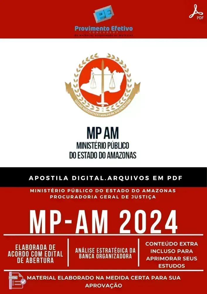 Apostila MP AM Engenheiro Civil Ano 2024 Imagem