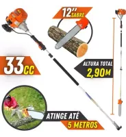 Motopoda Com Extensor Vulcan Trent Vp3300l A Gasolina Profissional 1,3hp - Foto 2