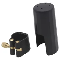 ABRAÇADEIRA COURO SINTÉTICO PARA CLARINETE - Foto 4