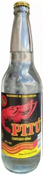 Aguardente de Cana Adoçada Pitú 600ml - Garrafa Translucida