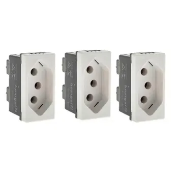 Estação de Trabalho Mesa Plataforma 1200 Para 2 Lugares Pé Metal Trave e Caixas Para Tomadas L Smart - Foto 2