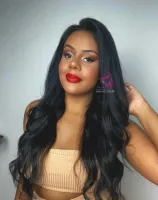 Ondulada Promoção 60/65cm  Lace Front UltraHD humana  cabelo brasileiro repartição  Livre  - Foto 2