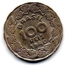 1940 - 100 Réis - Getúlio Vargas - Moeda Brasil - Estado de Conservação - Soberba (Sob) Imagem