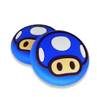  Kit 2  Borrachinhas Grip  Analógico Silicone Joycon - Cogumelo - Switch - Foto 2