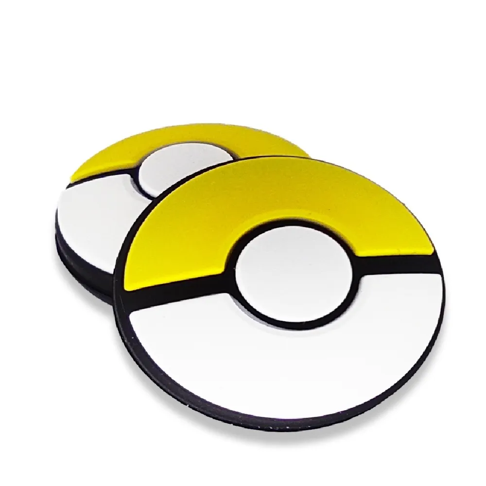  Kit 2  Borrachinhas Grip  Analógico Silicone Joycon - Pokebola Pokemon -  Switch