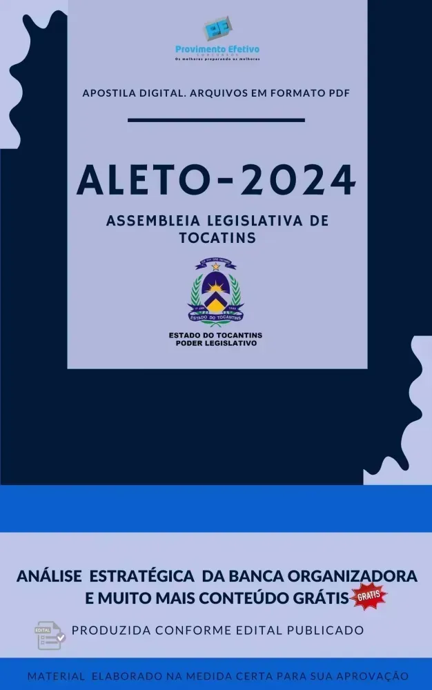 Apostila ALETO Administração Analista  Ano 2024