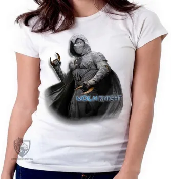 Camiseta Cavaleiro da Lua Arma - Foto 2