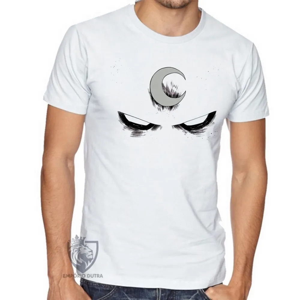 Camiseta Cavaleiro da Lua olhos Imagem