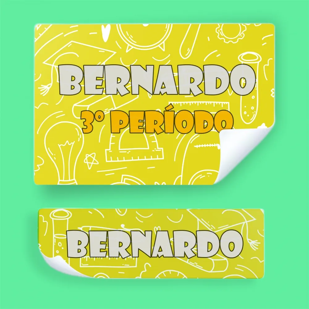 ETIQUETA ESCOLAR Imagem