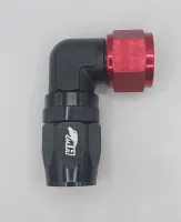 Conexão 12AN / AN12 Curva 90° Perfil Baixo Original Preta e Vermelha - Foto 2