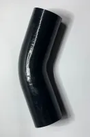 Mangote em Silicone Preto Curva 45° de 2