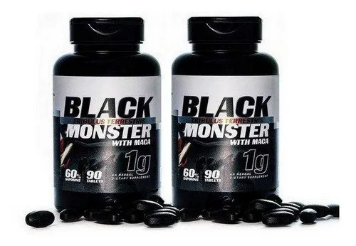 Black Monster Importado 1000mg 150caps com maca peruana
