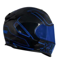 Capacete X 11 Revo Pro Tronix Azul - Foto 2