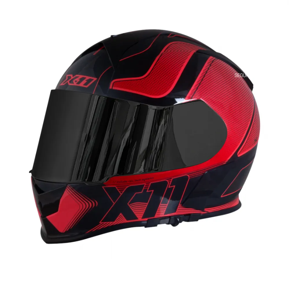 Capacete X 11 Revo Pro Tronix Vermelho