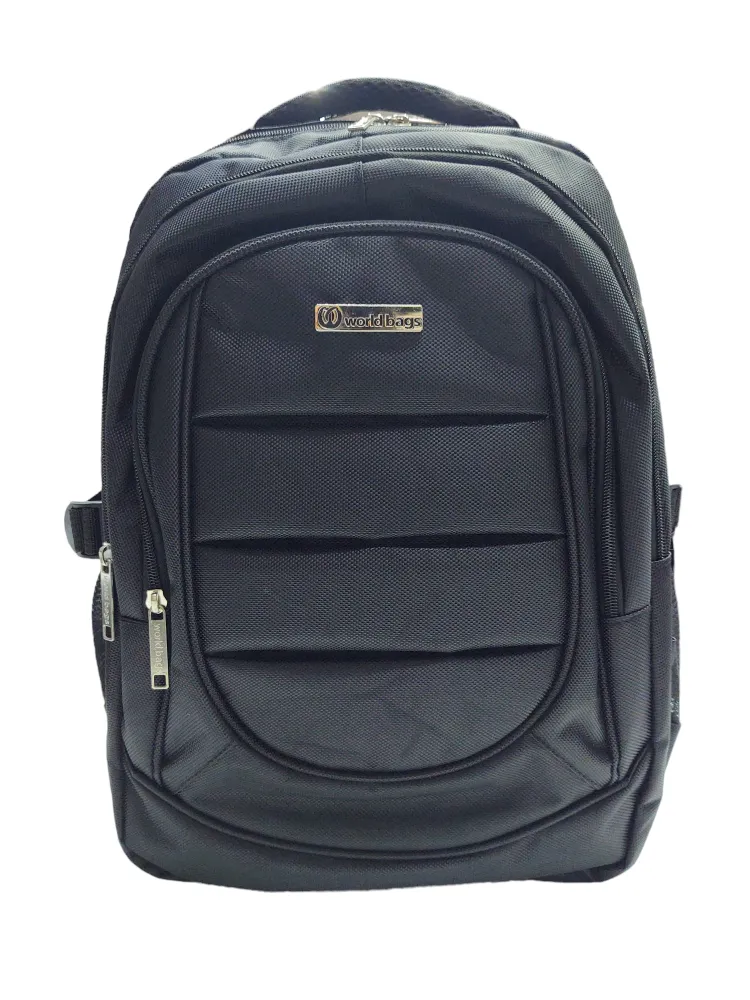 Ref: 1108A - Mochila Executiva World Bags - Cor Preto