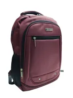 Ref: 1404C - Mochila Executiva World Bags - Cor Vinho. - Foto 5
