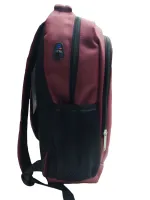 Ref: 1404C - Mochila Executiva World Bags - Cor Vinho. - Foto 6