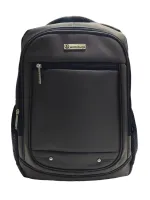 Ref: 1404B - Mochila Executiva World Bags - Cor Marrom.