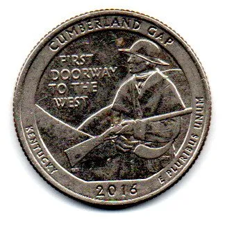 Estados Unidos - 2016D - 25 Cents - Kentucky - Park Quarter Dollar