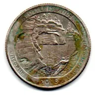 Estados Unidos - 2018D - 25 Cents - Wisconsin - Park Quarter Dollar