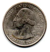 Estados Unidos - 2015D - 25 Cents - New York - Park Quarter Dollar - Foto 2