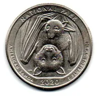 Estados Unidos - 2020D - 25 Cents - American Samoa - Park Quarter Dollar - MBC