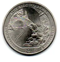 Estados Unidos - 2015P - 25 Cents - North Carolina - Park Quarter Dollar - MBC