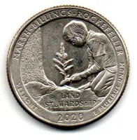 Estados Unidos - 2020P - 25 Cents - Vermont - Park Quarter Dollar - MBC