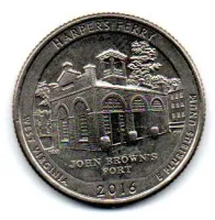 Estados Unidos - 2016P - 25 Cents - West Virginia - Park Quarter Dollar - Soberba
