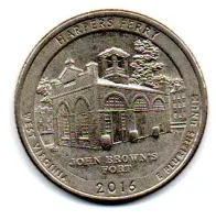 Estados Unidos - 2019D - 25 Cents - West Virginia - Park Quarter Dollar