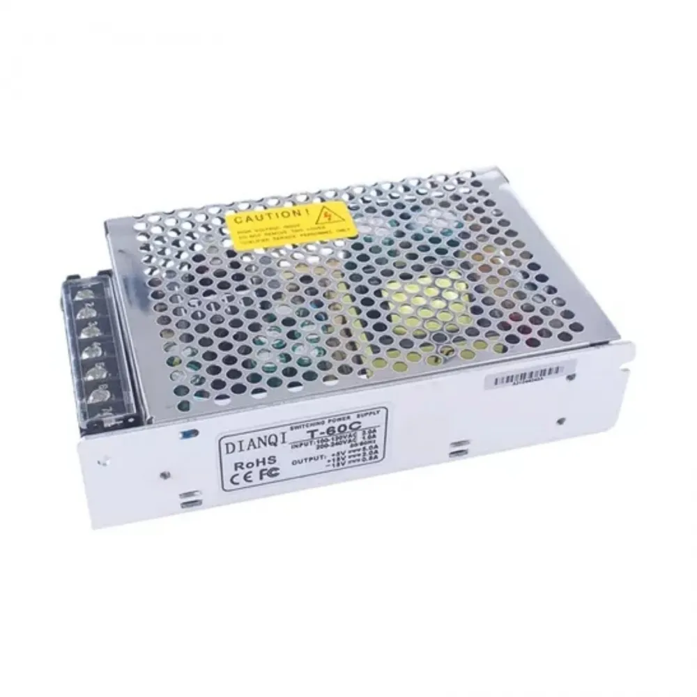 FONTE CHAVEADA T-60C  OUTPUT +5V/ +15V/ -15V