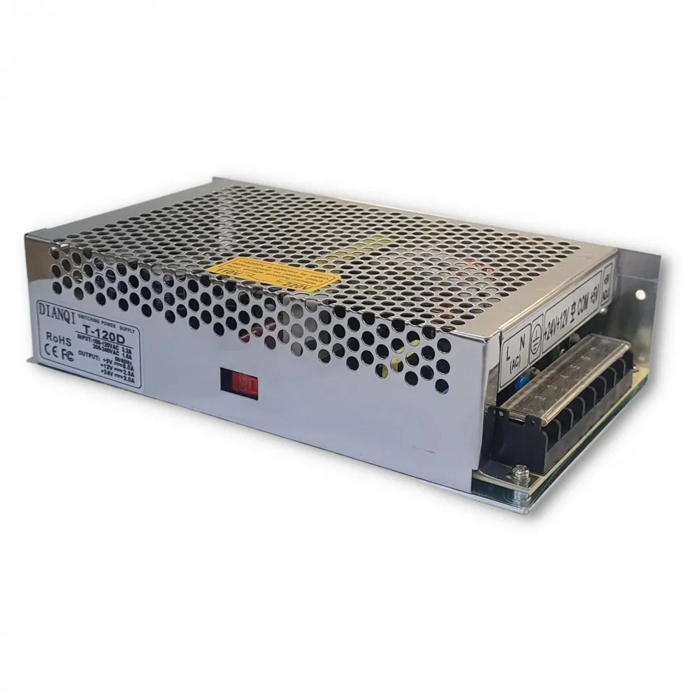 FONTE MULTI-SAIDA T-120D OUTPUT +5V/ +12V/ +24V