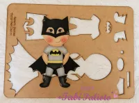 KIT06  Gabarito de Moldes em MDF  Coleção Super Heróis Planos - Foto 3