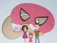 KIT07  Gabarito de Moldes em MDF  Coleção Máscaras Super Heróis  - Foto 10