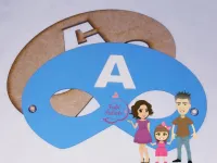 KIT07  Gabarito de Moldes em MDF  Coleção Máscaras Super Heróis  - Foto 3