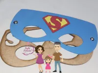 KIT07  Gabarito de Moldes em MDF  Coleção Máscaras Super Heróis  - Foto 5