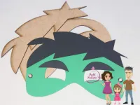 KIT07  Gabarito de Moldes em MDF  Coleção Máscaras Super Heróis  - Foto 6