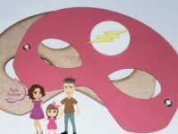 KIT07  Gabarito de Moldes em MDF  Coleção Máscaras Super Heróis  - Foto 8