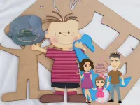 KIT08  Gabarito de Moldes em MDF Coleção Turma do Snoopy Grande - Foto 3