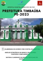 Apostila Pref. Timbaúba PE Dentista 2024